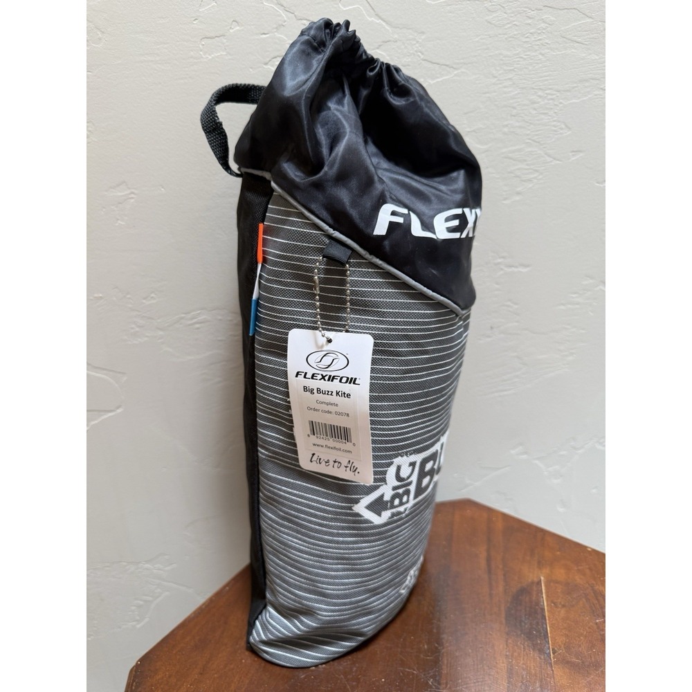 Flexifoil Big Buzz 2.05m Power Kite 2 Line Trainer Foil Sport Set Complete 02078